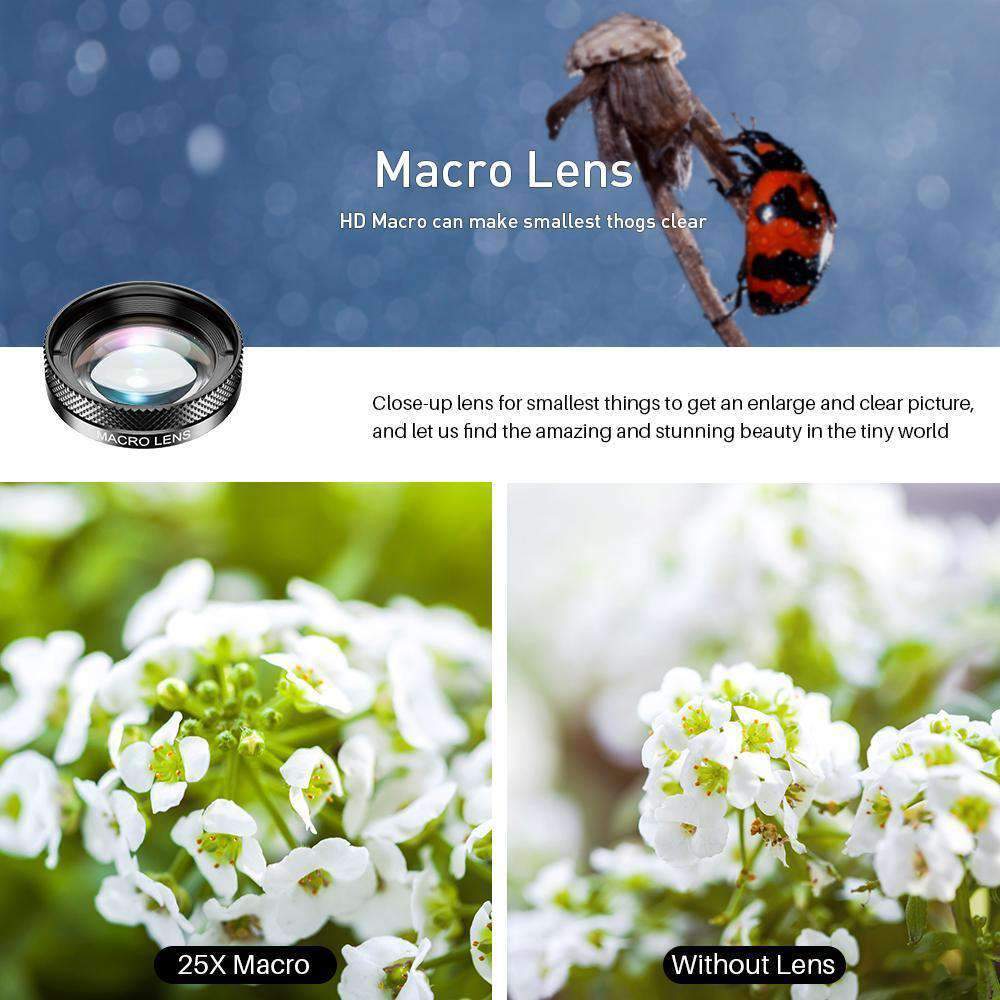 11 in 1 Cell Phone Camera Optical Filter Lens Kit - Image 3