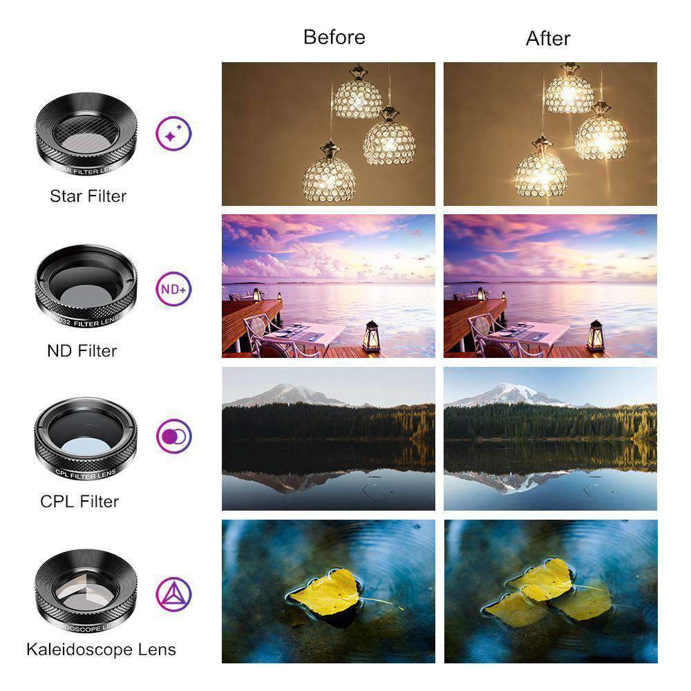 11 in 1 Cell Phone Camera Optical Filter Lens Kit - Image 6