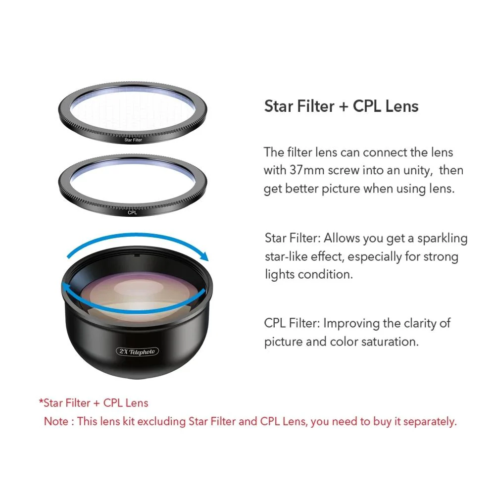 4K HD Professional 5 in 1 Lens Kit - Image 6