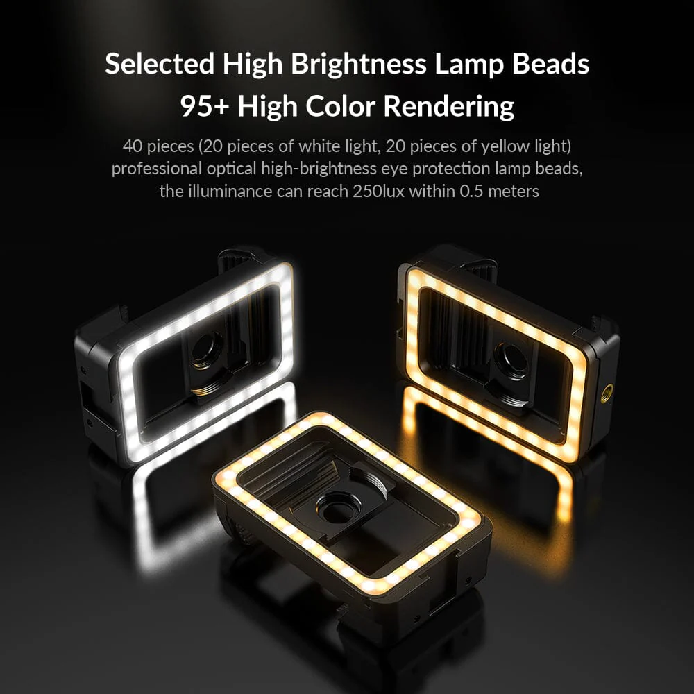 FL23 3-in-1 Phone Lens Clip with Patented Fill Light - Image 4