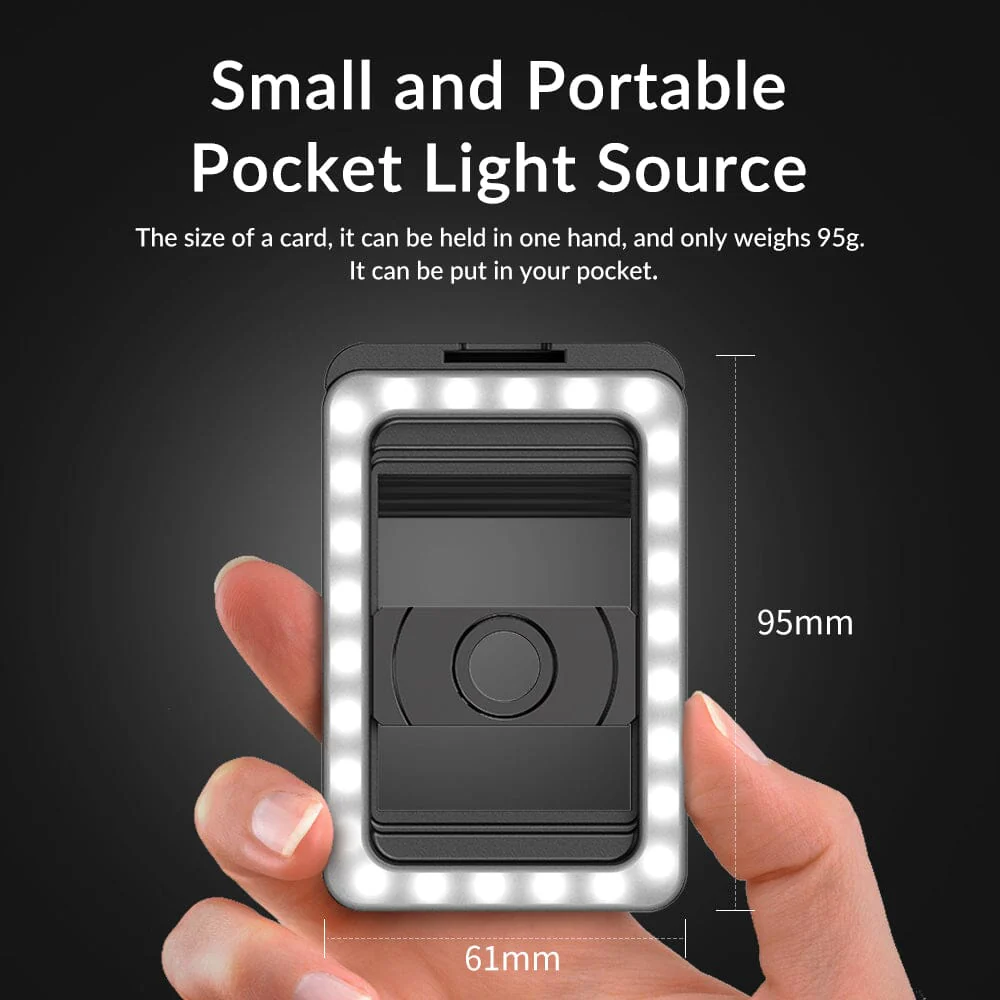 FL23 3-in-1 Phone Lens Clip with Patented Fill Light - Image 9