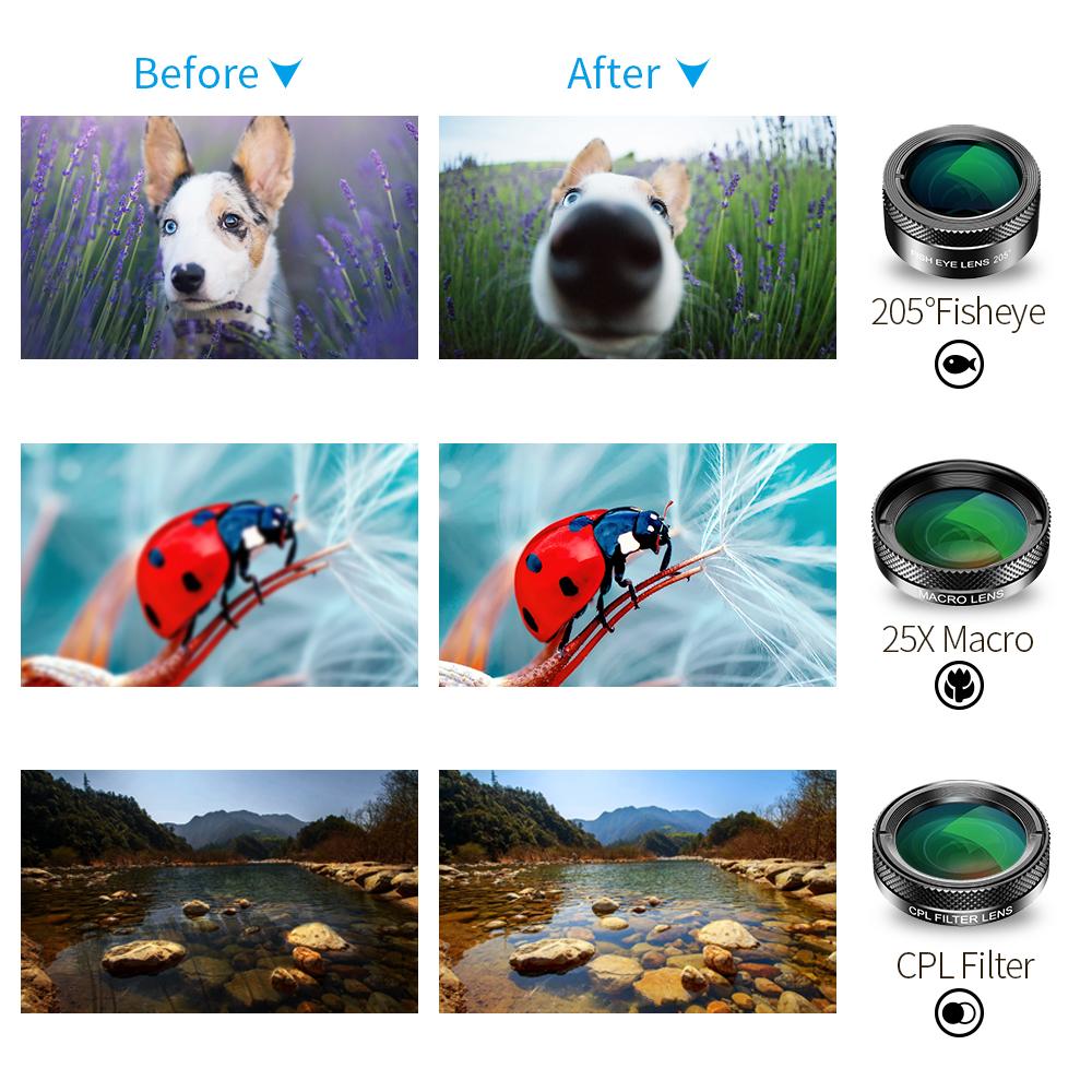 6 in 1 Phone Camera Lens Kit - Image 3