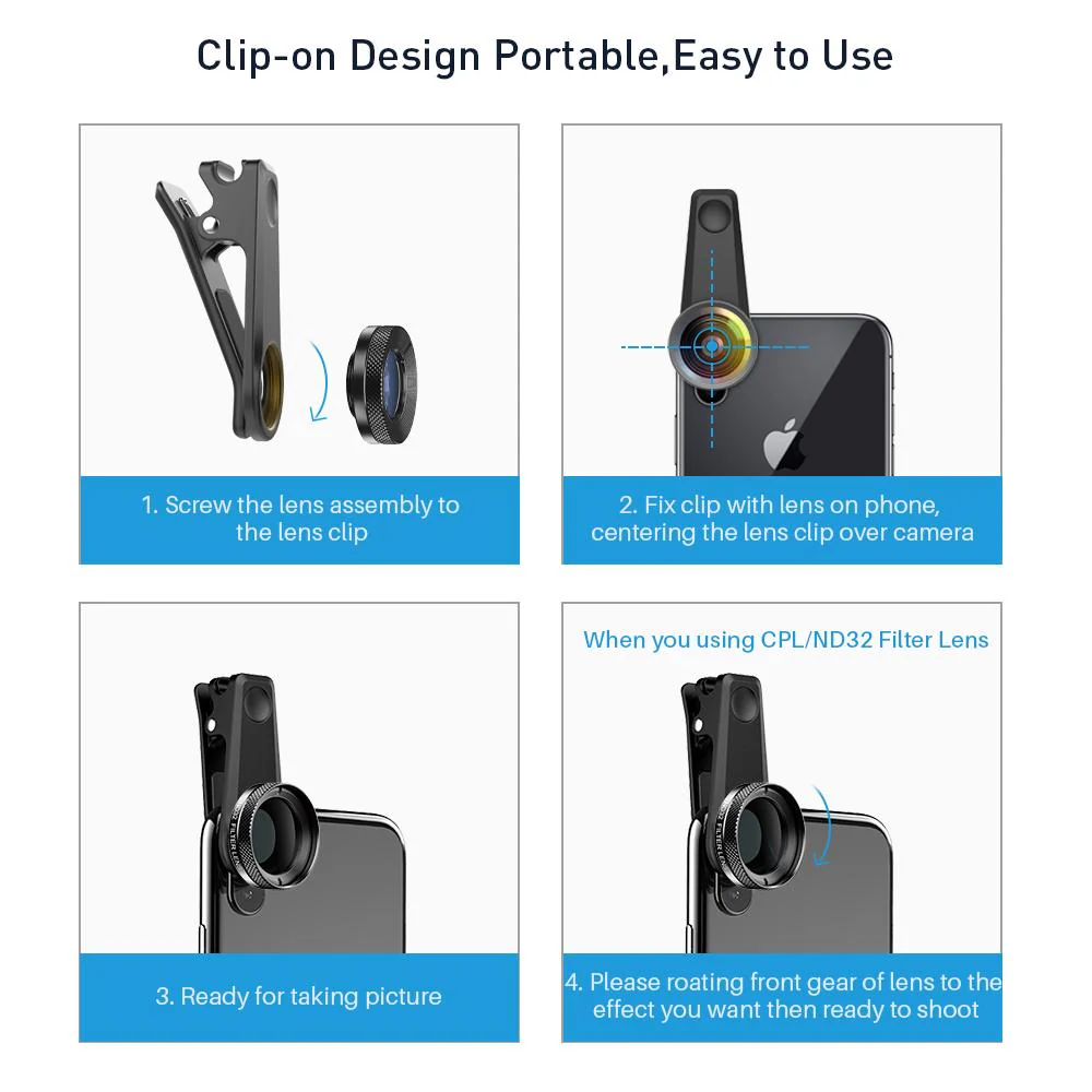 6 in 1 Phone Camera Lens Kit - Image 7