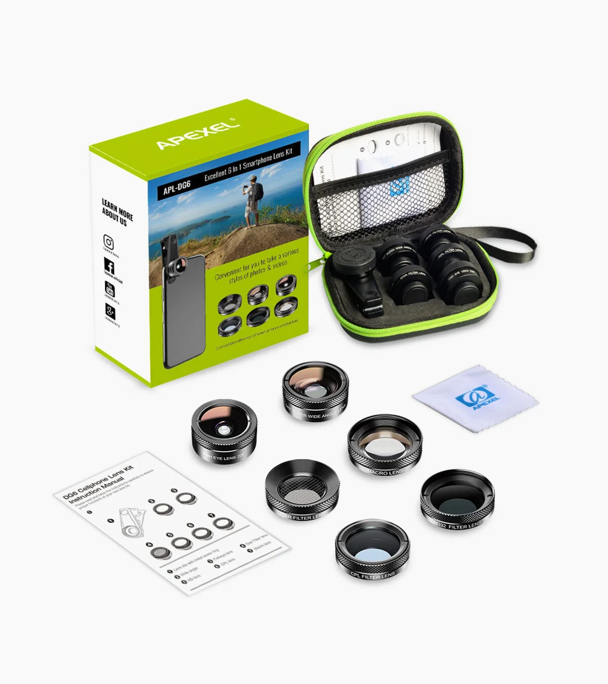 6 in 1 Phone Camera Lens Kit - Image 8