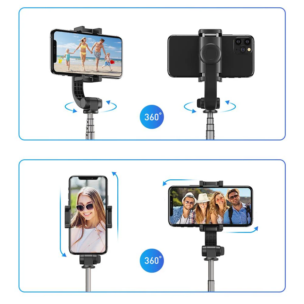 D6 Stabilizer Gimbal Mobile Selfie Stick Tripod - Image 6