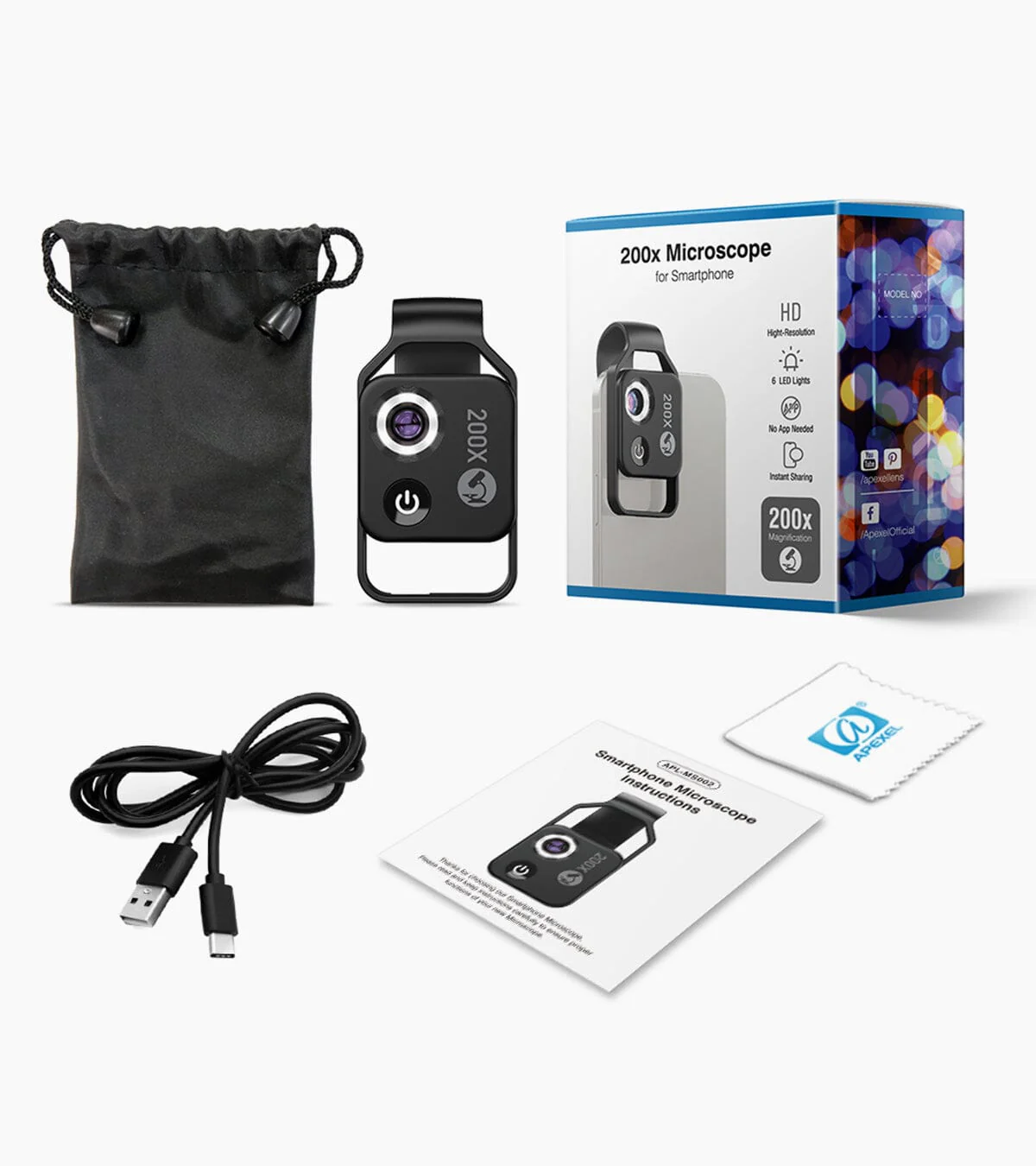 200X Smartphone Microscope - Image 10