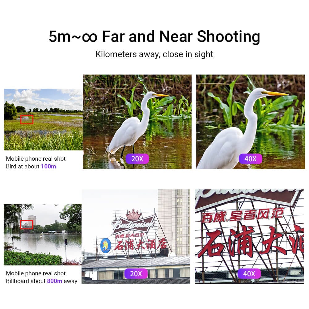 Enhanced Zoom 20-40X Smartphone Telephoto Lens Kit - Image 9