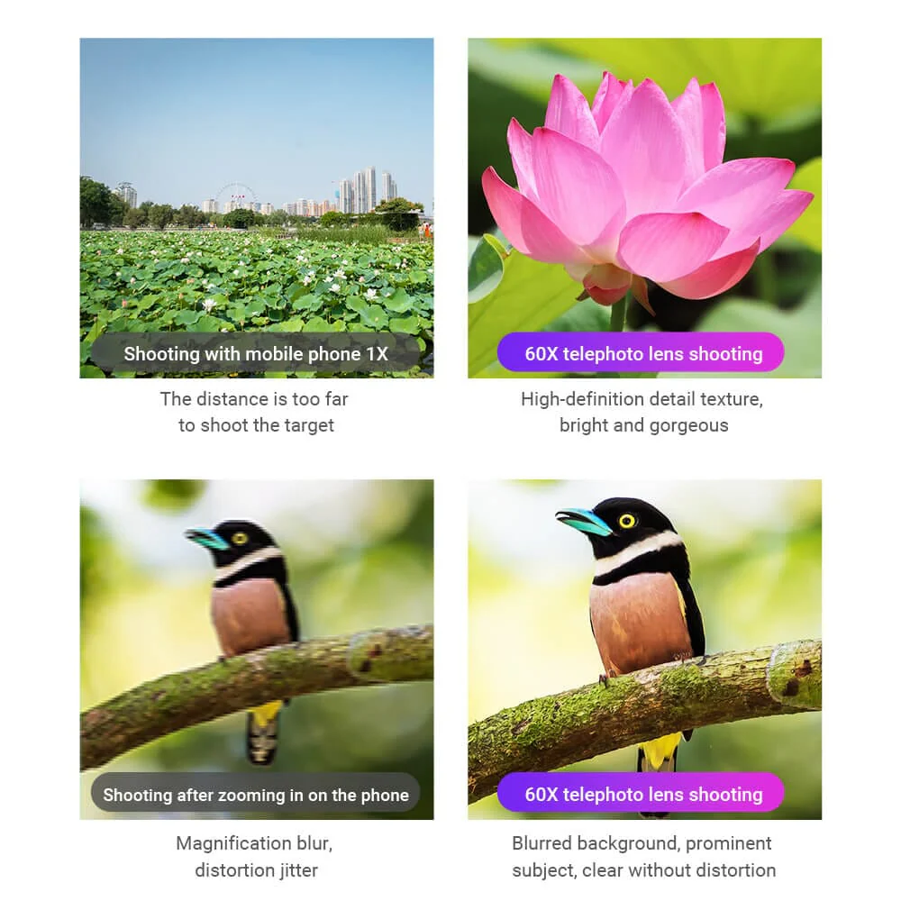 Enhanced 60X Phone Telephoto Lens Kit - Image 7