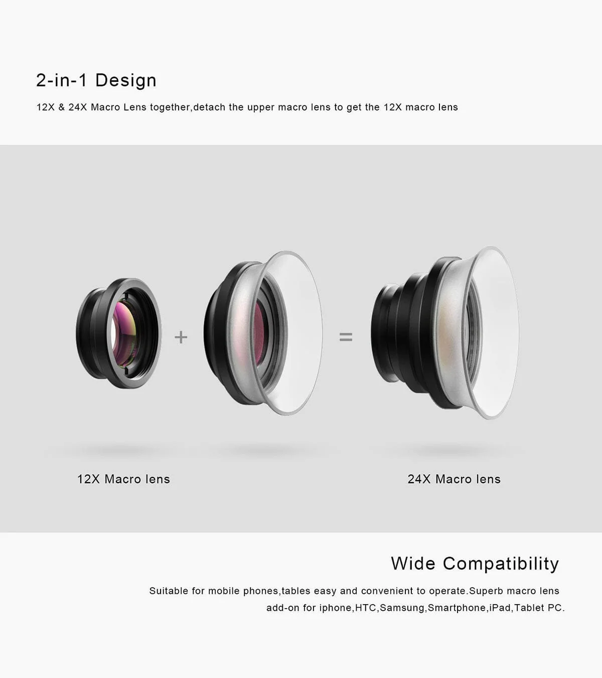 2 in 1 12x/24x Macro Lens - Image 3